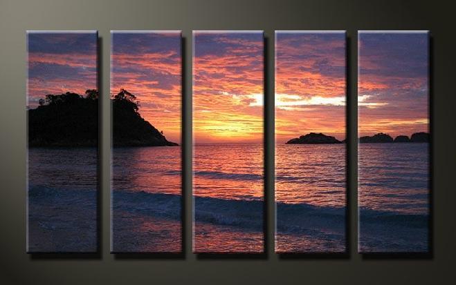 Dafen Oil Painting on canvas seascape painting -set631